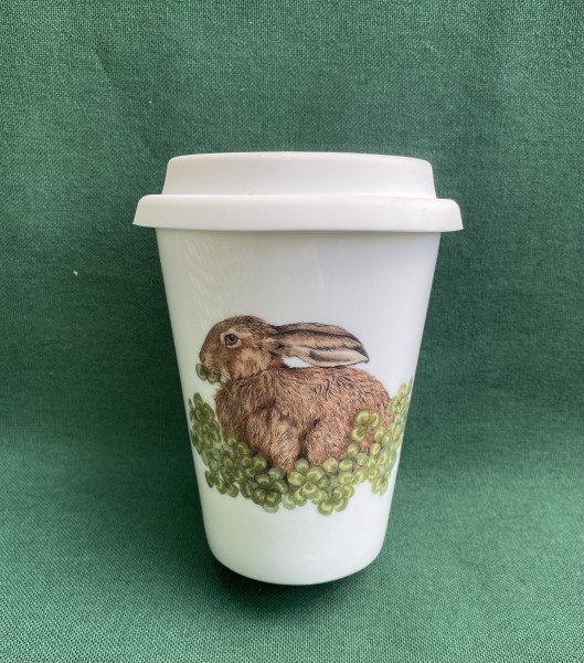 Coffee-to-go-Becher "Hase im Klee"
